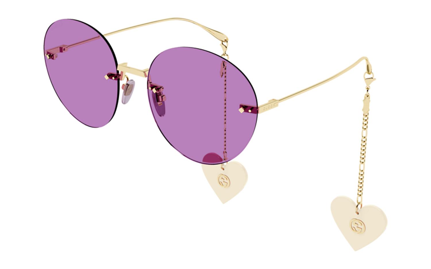 Trendy Retro Round Sunglasses With Chain